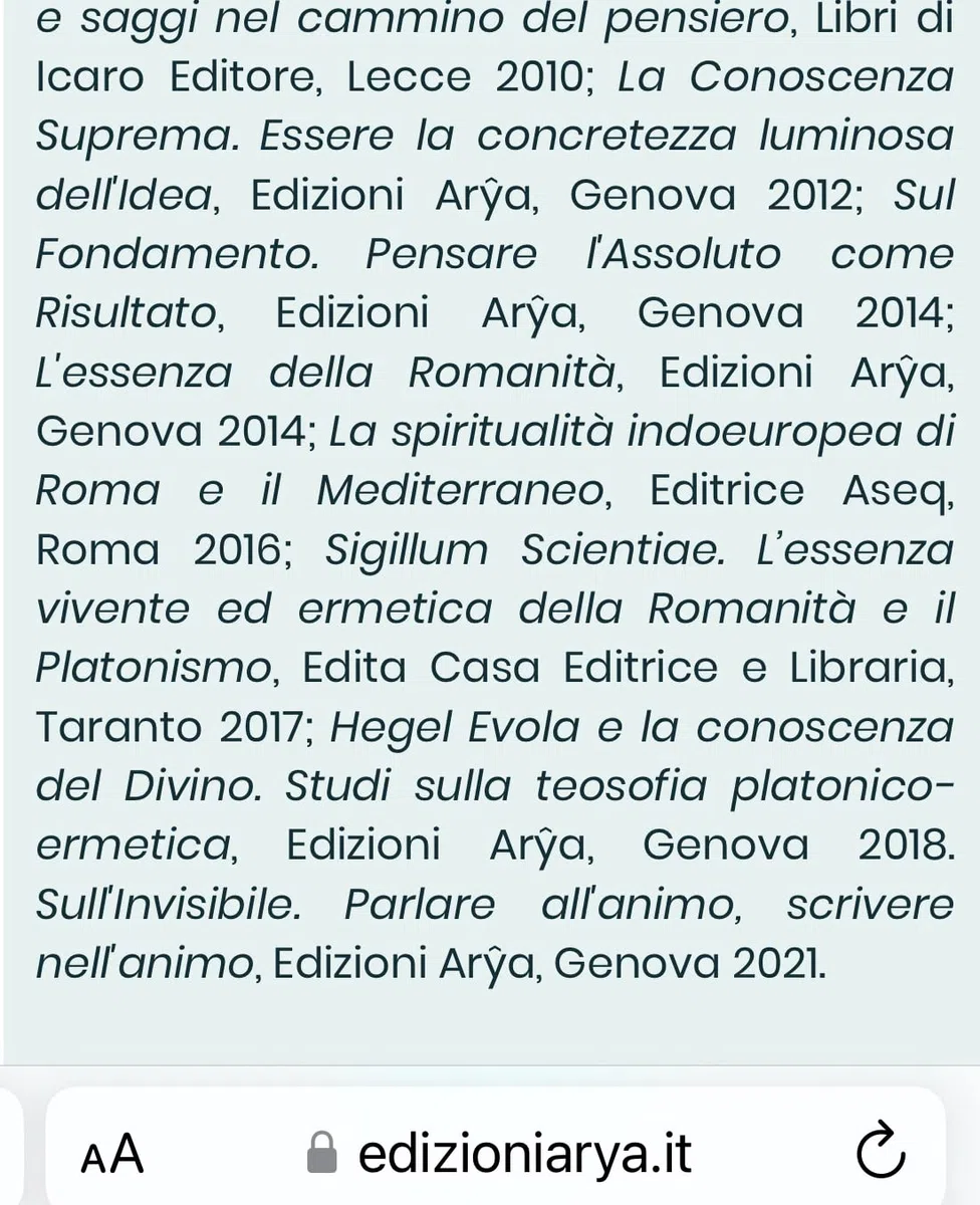 Sul fondamento. Pensare l'assoluto come risultato