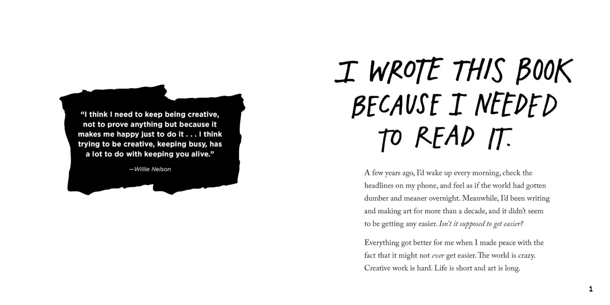 Keep Going: 10 Ways To Stay Creative In Good Times And Bad (Austin Kleon)
