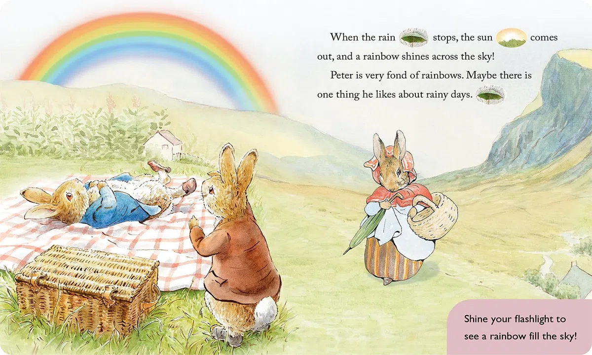 The World of Peter Rabbit: Let it Shine! Book and 5 Sound Flashlight Set - PI Kids