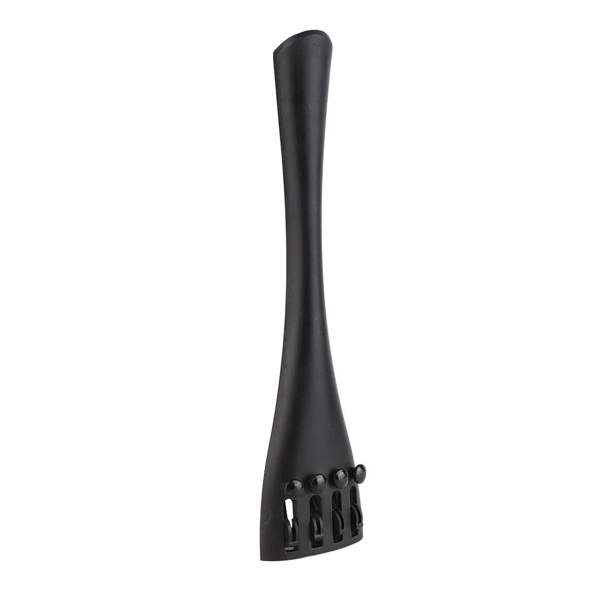 Cordiera per Violoncello 4/4 in Fibra di Carbonio con 4 Accordatori, Cordiera di Ricambio per Violoncello, Dimensioni Standard, Finitura Lucida, Resistenza All'attrito e Alla