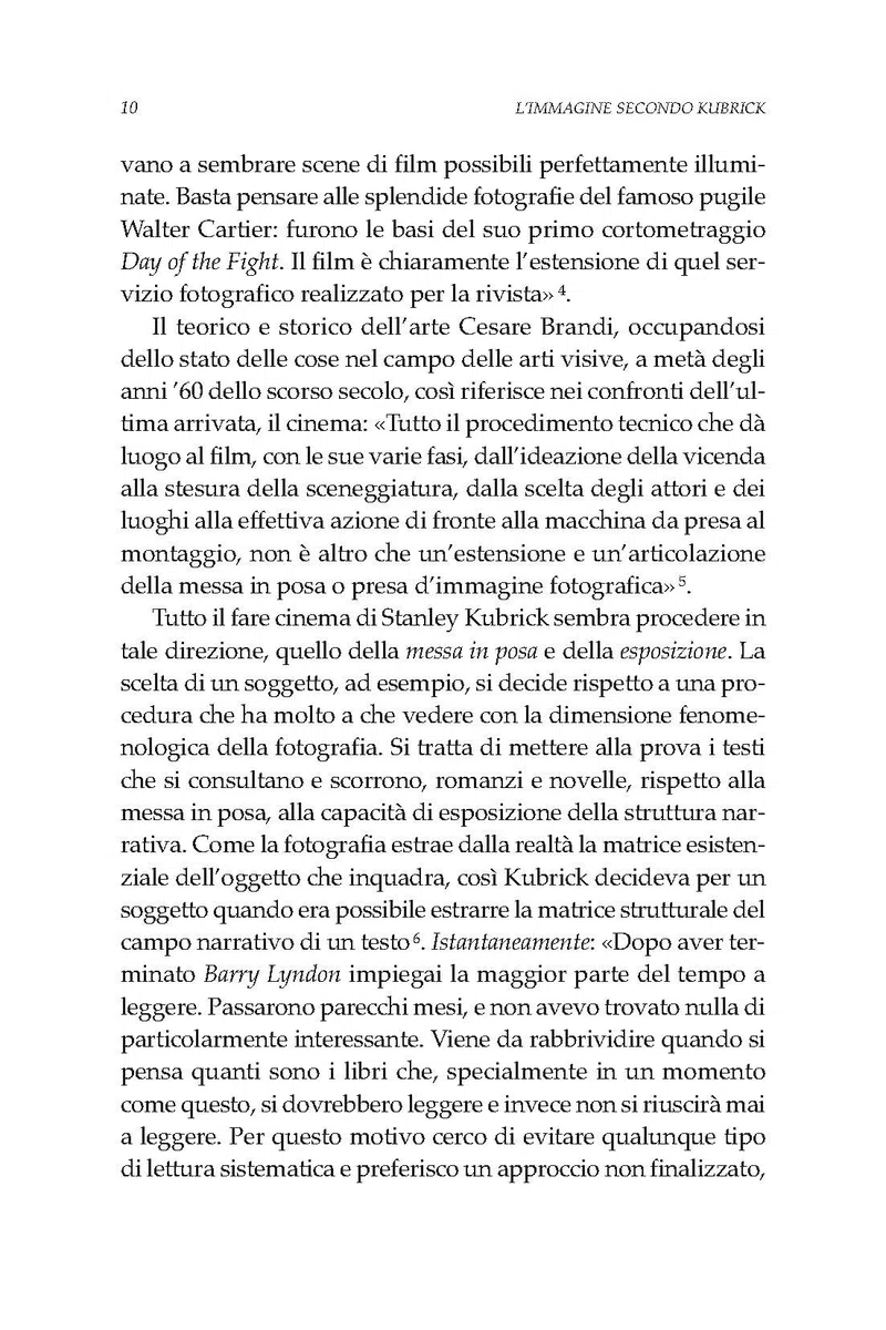 L'immagine secondo Kubrick