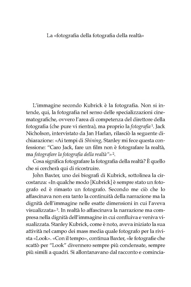 L'immagine secondo Kubrick