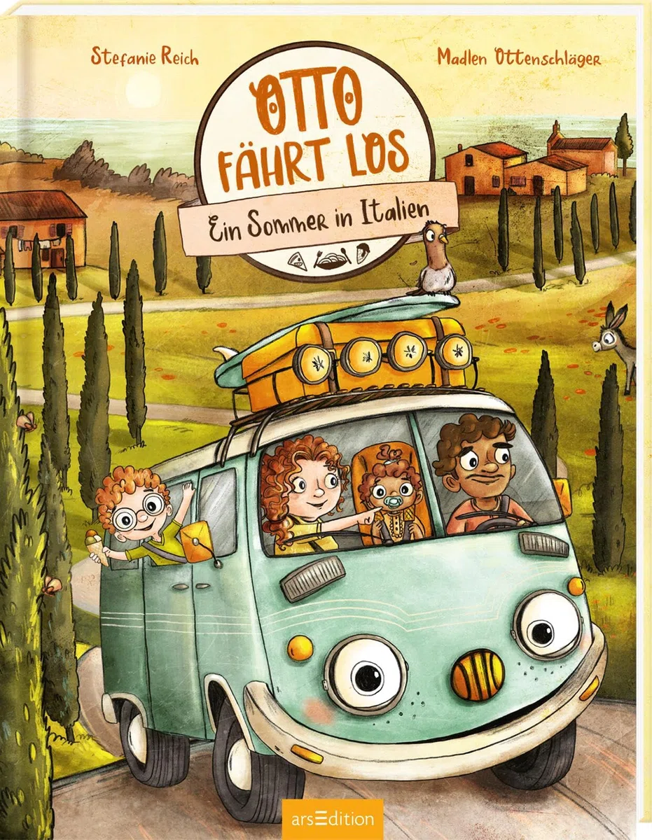 OTTO fährt los - Ein Sommer in Italien: Bilderbuch für alle Vanlife-Fans & Camper-Kinder, Reisen mit dem Bus, Abenteuergeschichte ab 4 Jahren