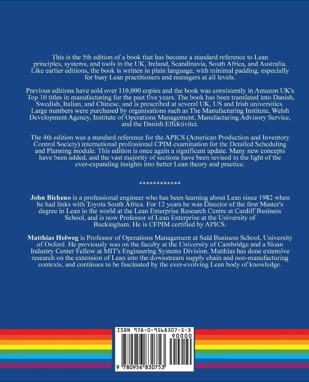 The Lean Toolbox 5th Edition [Lingua inglese]
