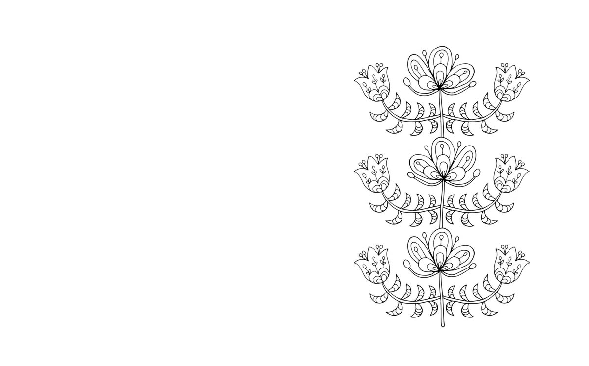 The Scandi Style Colouring Book: Over 40 Designs to Colour