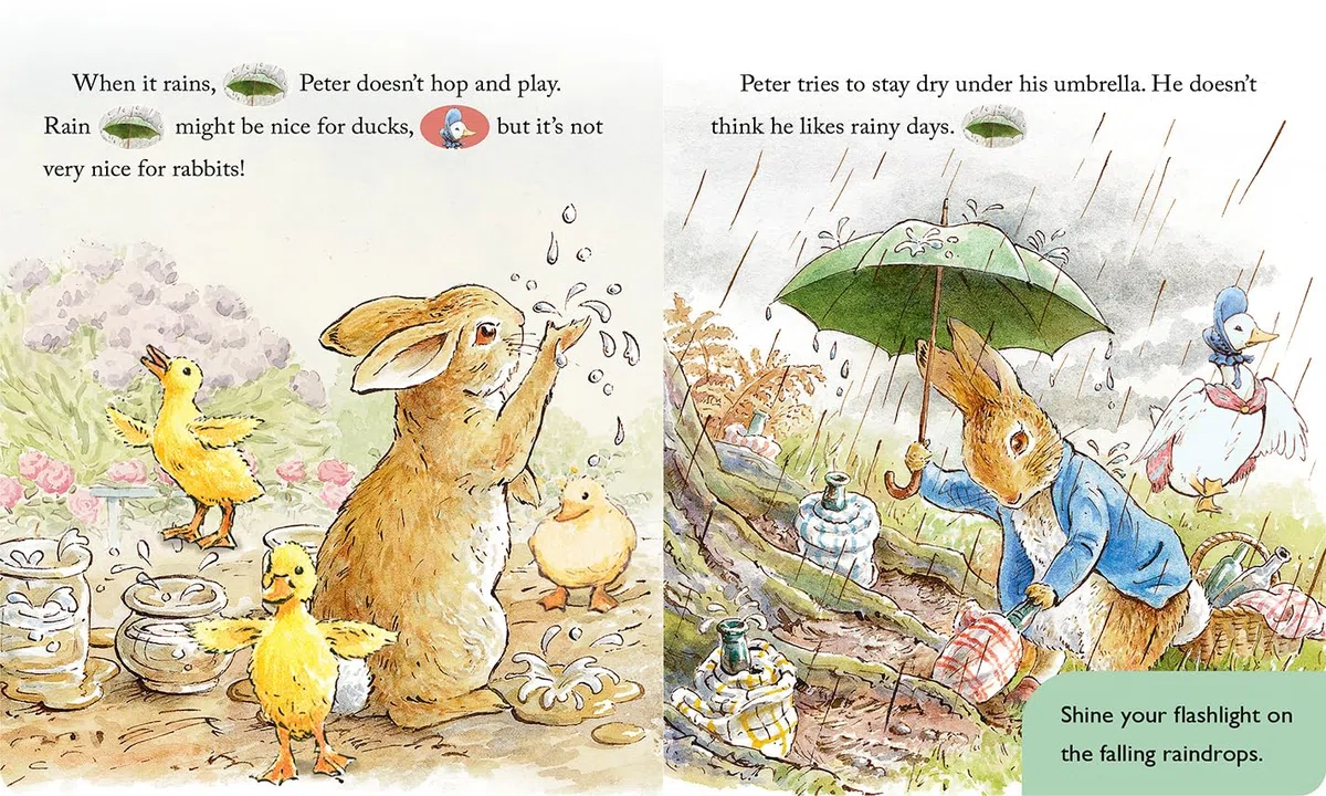 The World of Peter Rabbit: Let it Shine! Book and 5 Sound Flashlight Set - PI Kids