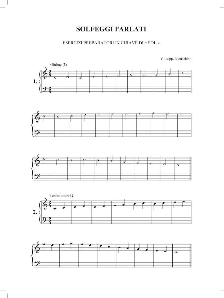 Solfeggi parlati e cantati. Primo corso