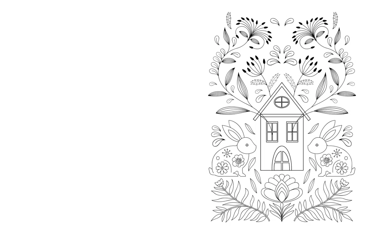 The Scandi Style Colouring Book: Over 40 Designs to Colour