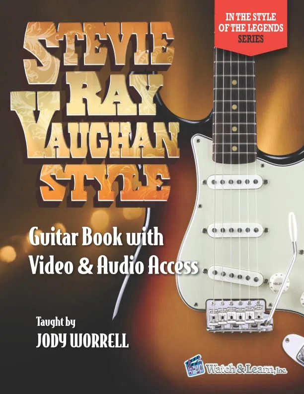 Stevie Ray Vaughan Style Guitar Book - Video & Audio Access