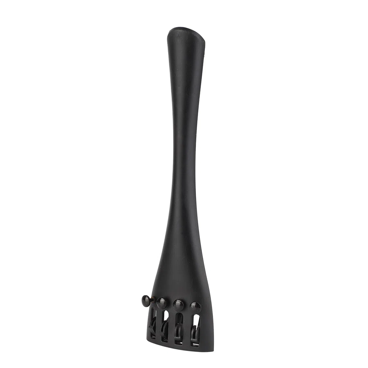 Cordiera per Violoncello 4/4 in Fibra di Carbonio con 4 Accordatori, Cordiera di Ricambio per Violoncello, Dimensioni Standard, Finitura Lucida, Resistenza All'attrito e Alla