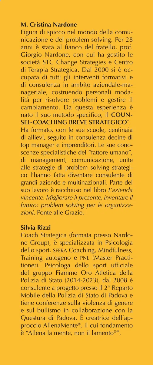 Allenamenti vincenti. Migliora la tua performance con lo psicologo strategico dello sport