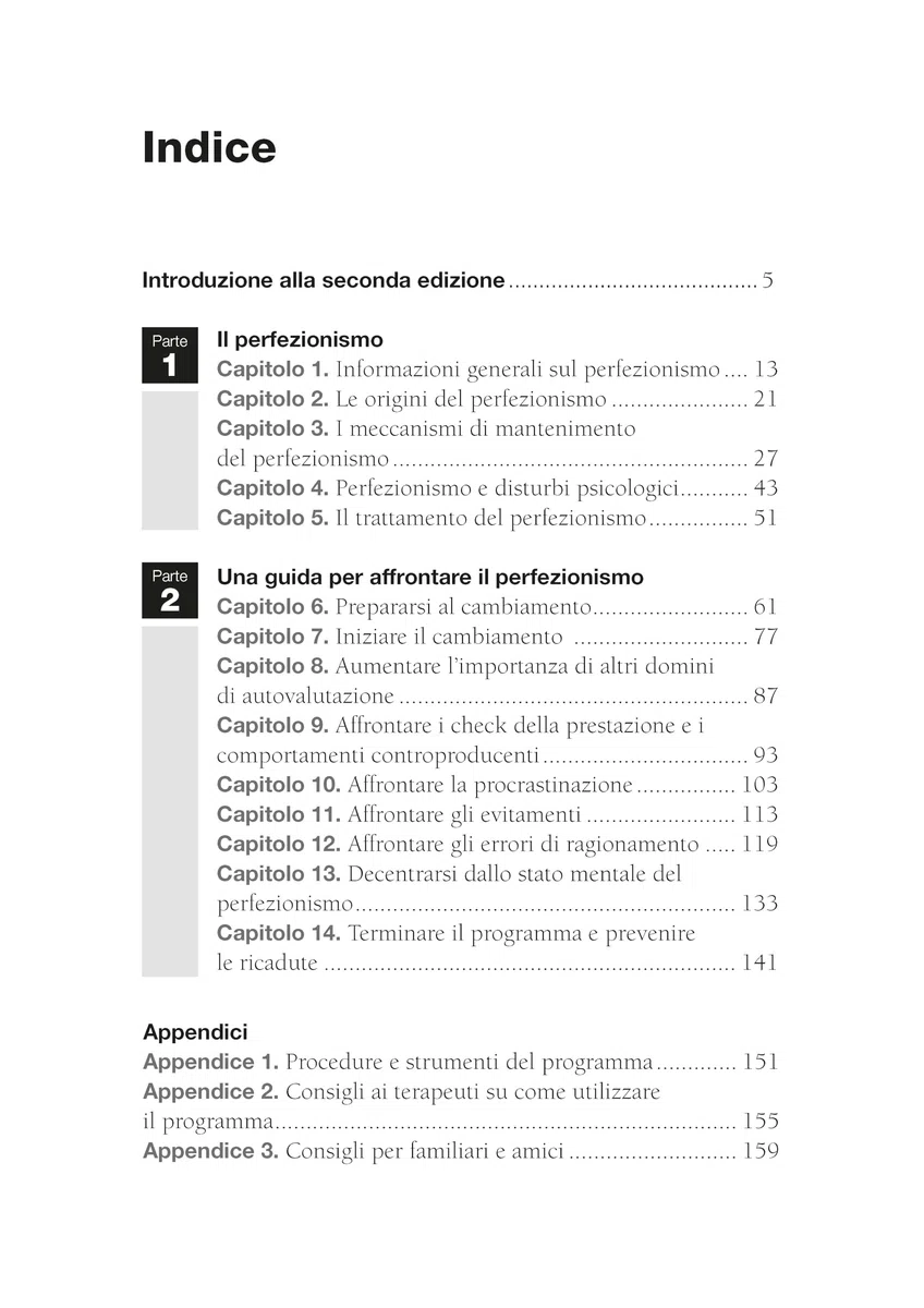 Vincere il perfezionismo. Un programma basato sulla terapia cognitivo comportamentale