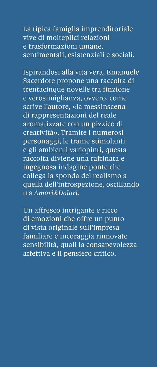 Amori & dolori. Novelle di impresa familiare