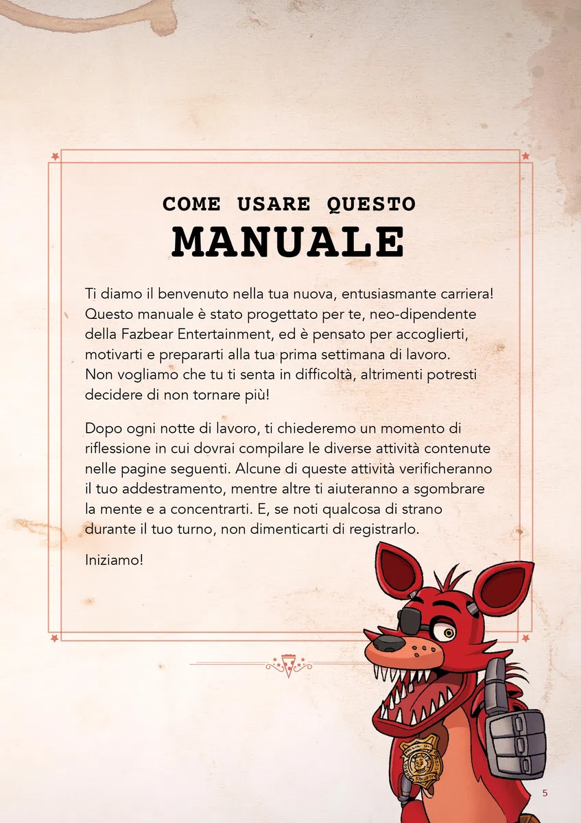 Five nights at Freddy’s. Manuale di sopravvivenza