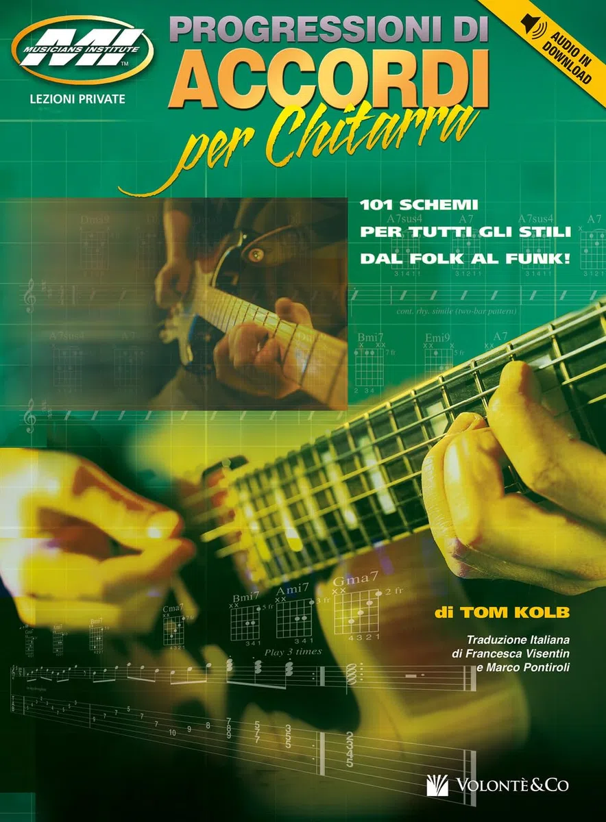 Progressione di accordi per chitarra. Con File audio per il download