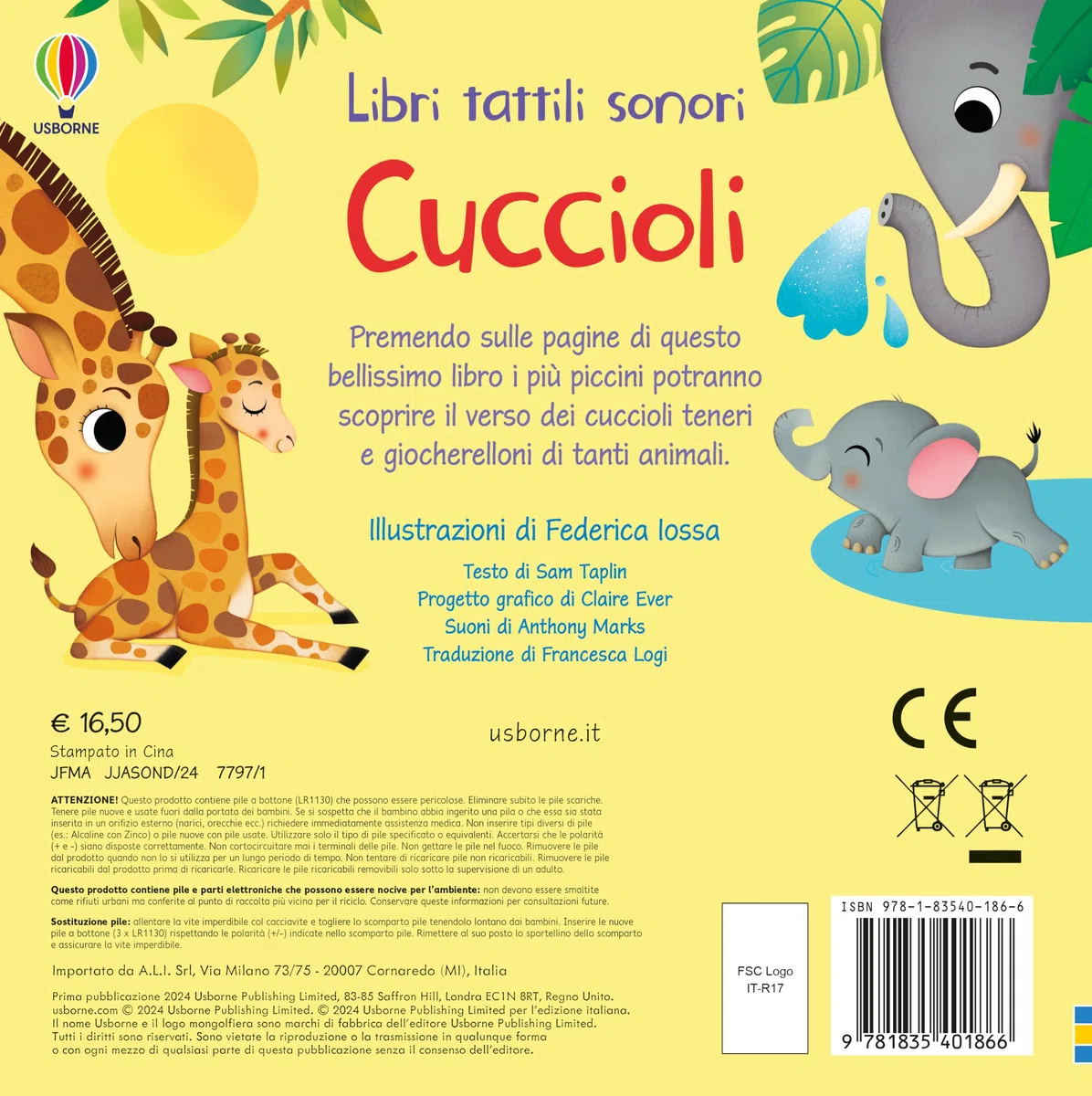 Libri tattili sonori - Cuccioli