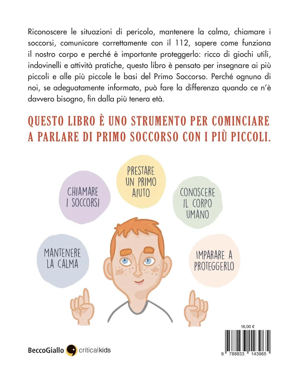 Il primo soccorso spiegato alle bambine e ai bambini
