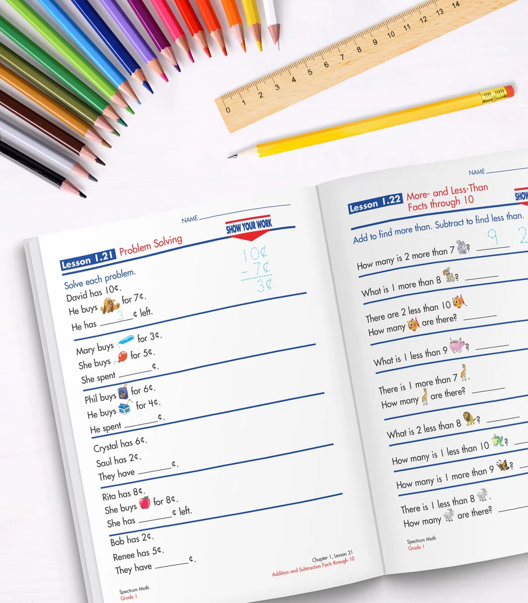 Spectrum Math, Grade 1
