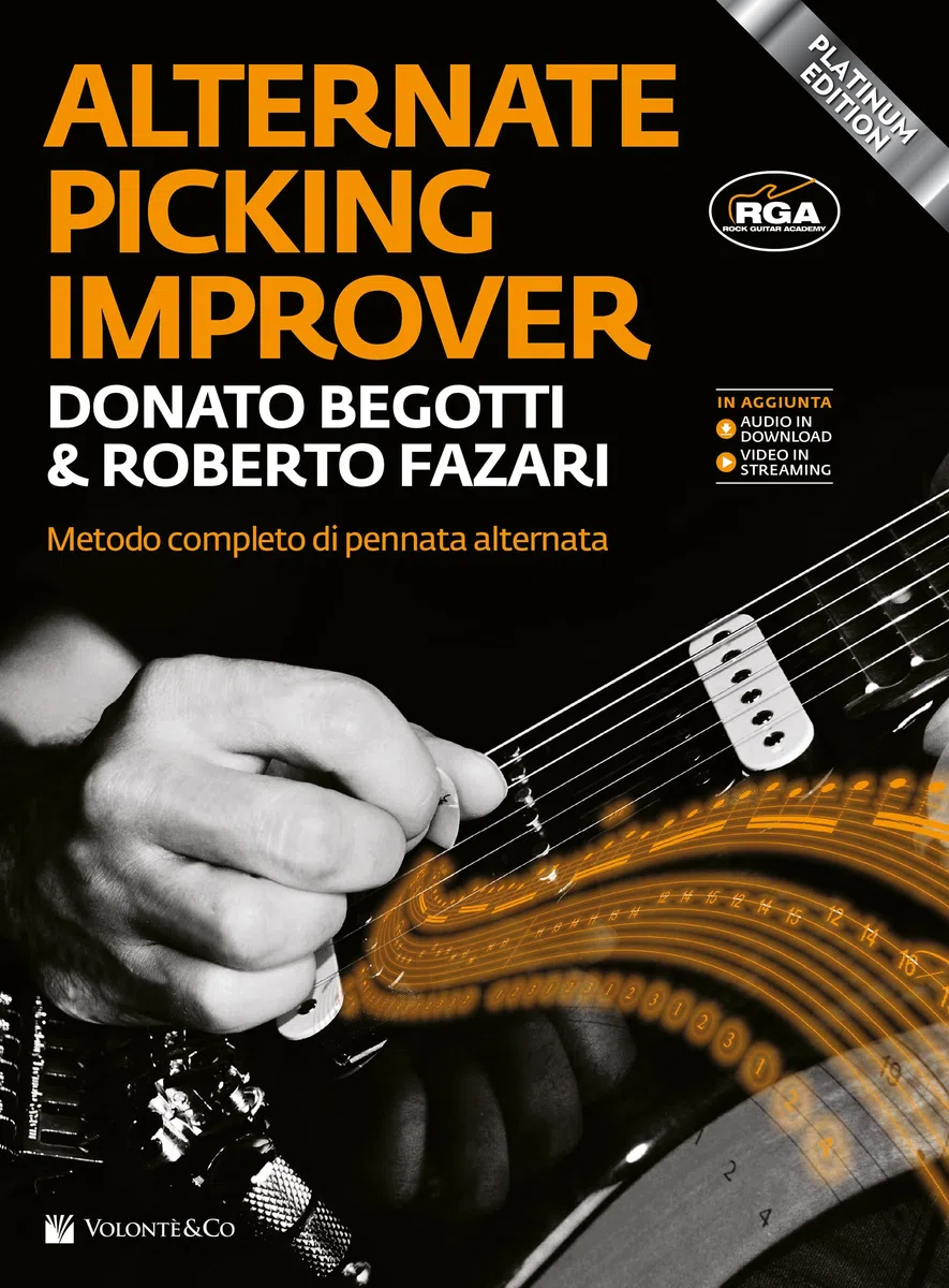 Alternate Picking Improver. Metodo per chitarra di pennata alternata. Con video in streaming. Con File audio per il download